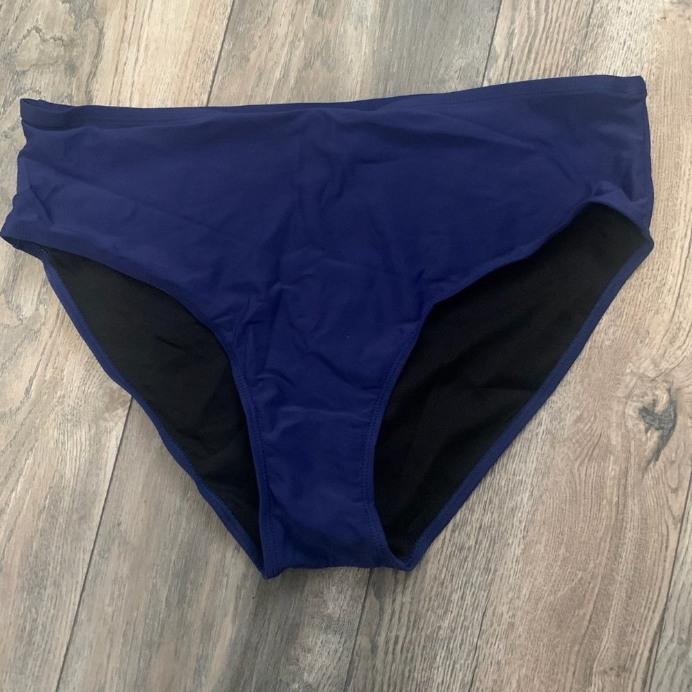 NEW NAVY BLUE BIKINI BOTTOMS SIZE XL
